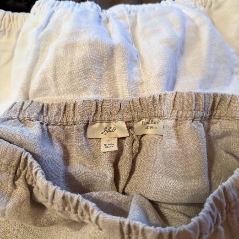 J Jill linen pull on shorts 5pair! - Picture 2 of 4